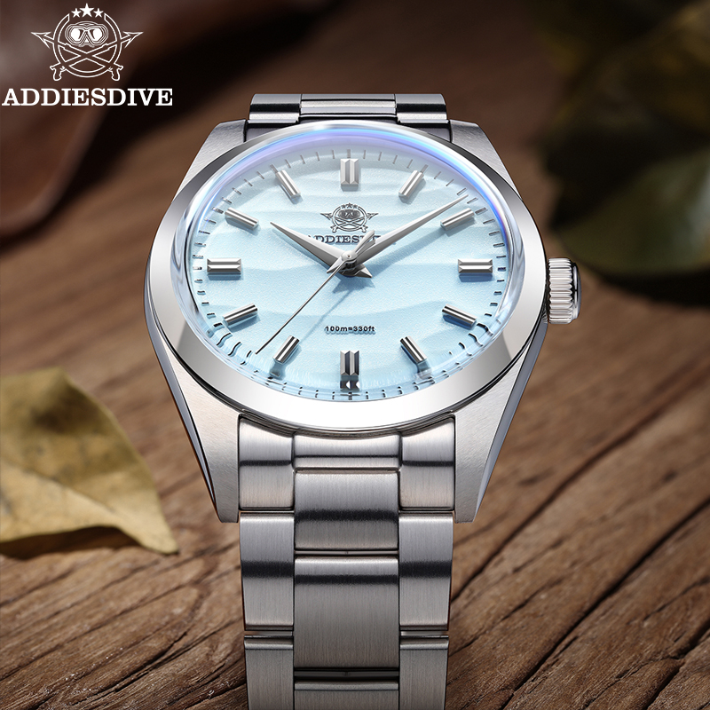 Luxury Watch Travel Case - ADDIESDIVE 36 ミリメートル腕時計女性用トップブランド日本 VH31 クォーツステンレス鋼 100