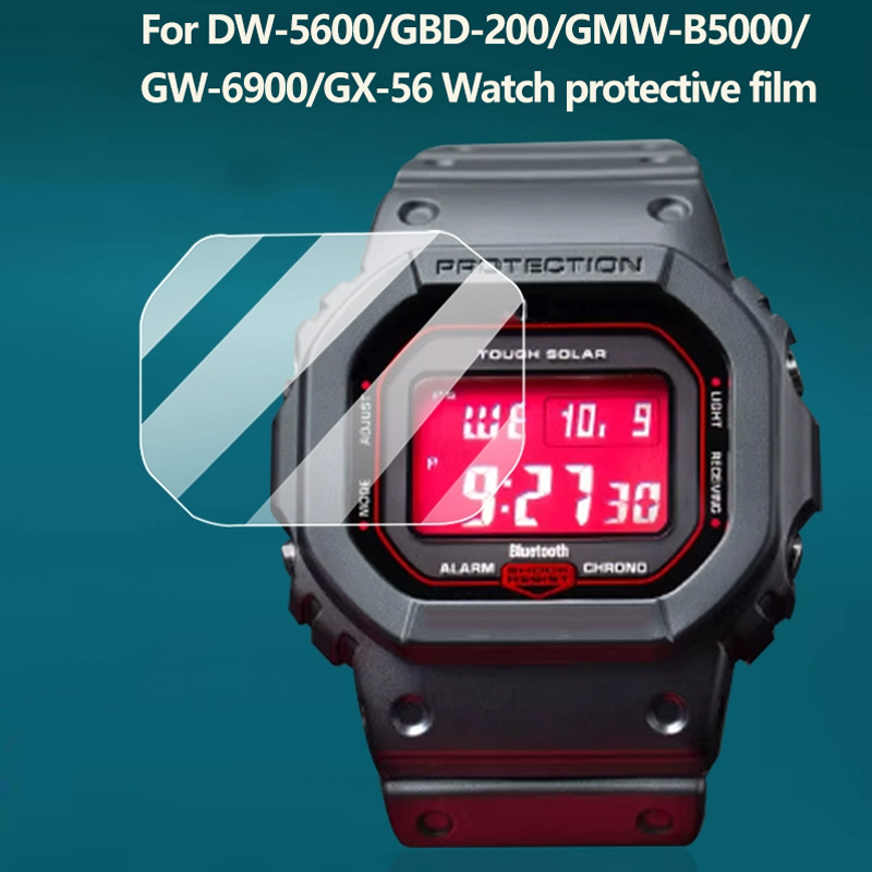 Luxury Watch Casio - 時計スクリーン保護フィルム カシオ DW-5600/GBD-200/GMW-B5000/GW-6900/GX-56 時計ガラス強化フィルム アンチスクラッチフィルム
