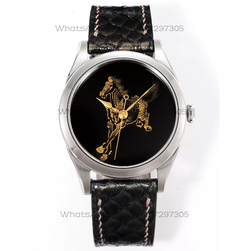 Zodiac Luxury Watch - ゴールドクラフト 馬年干支機械式腕時計、軽量高級ビジネスメンズ機械式腕時計