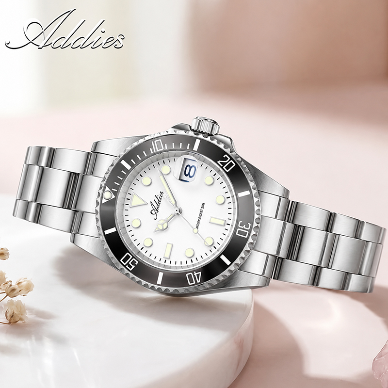 Luxury Watch Lady - ADDIES 36 ミリメートル 50 メートル防水女性の腕時計有名なブランドのステンレス鋼クォーツ女性腕時計 BGW9/C3