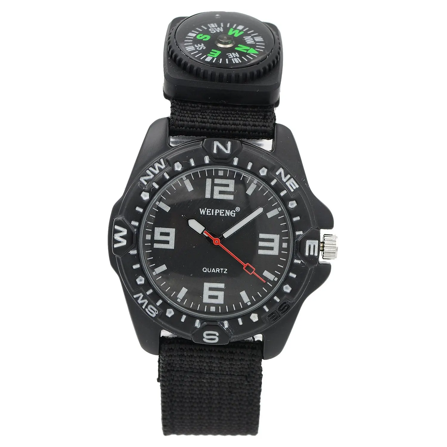 Luxury Watch Nice - 高級時計ブラックダイヤル日本クォーツムーブメントメンズレディース腕時計ナイロンキャンバスバンド素敵なギフト