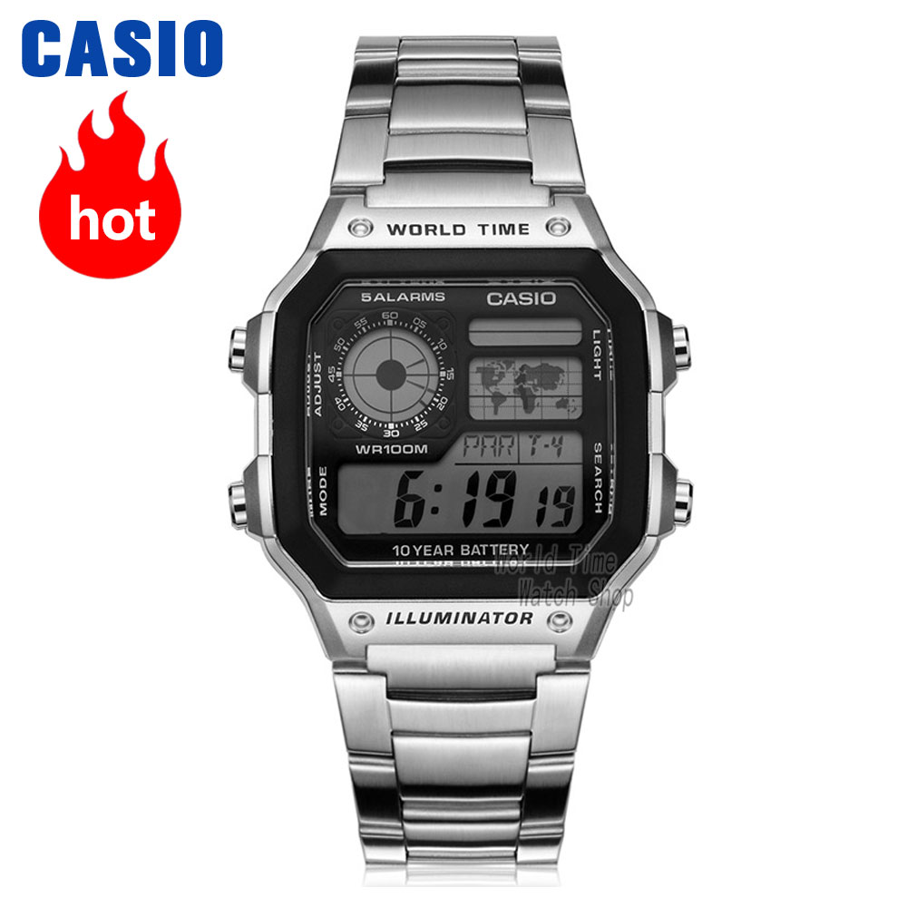 Luxury Watch Casio - カシオ腕時計爆発時計メンズセットブランドの高級 LED ミリタリーデジタル腕時計スポーツ防水クォーツメンズ腕時計レロジオ masculino
