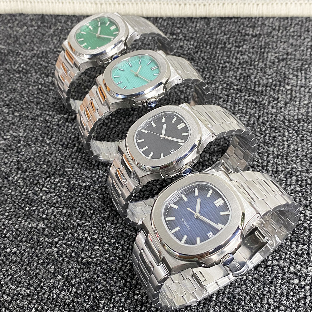 Luxury Watch China - 2024年高級42MMメンズ腕時計 機械式時計 中国製NH35シルバーケース ステンレススチール クラシック4色文字盤 防水時計