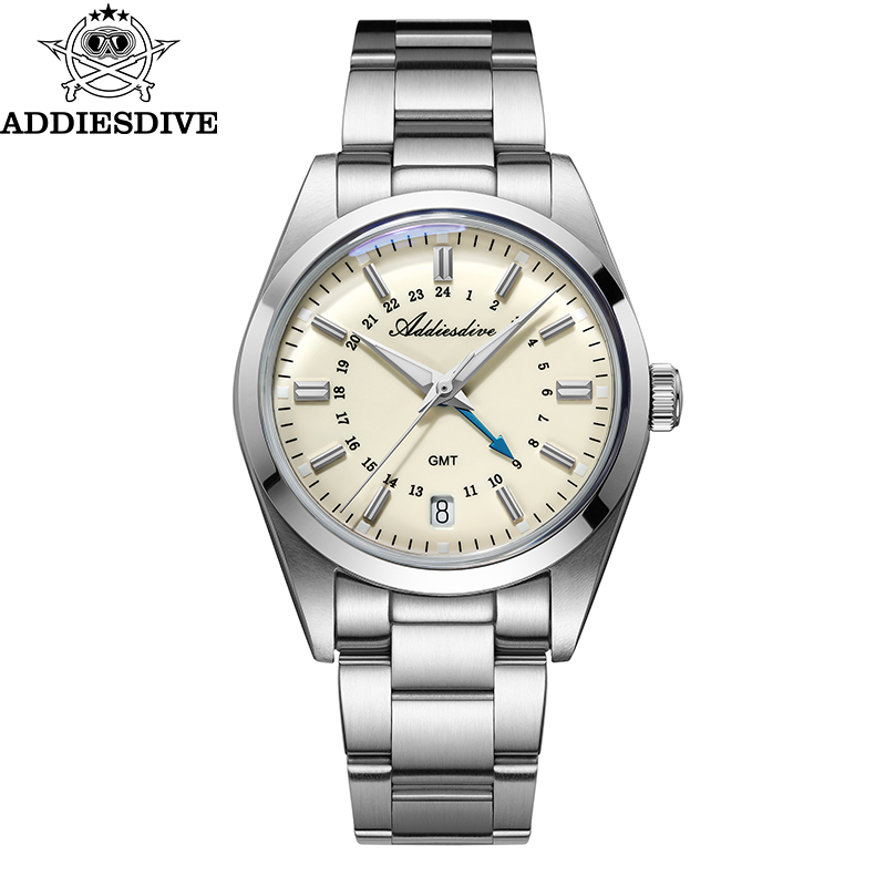 Luxury Watch Men - ADDIESDIVE ホットブランド 36 ミリメートル高級 GMT 腕時計ギフト男性