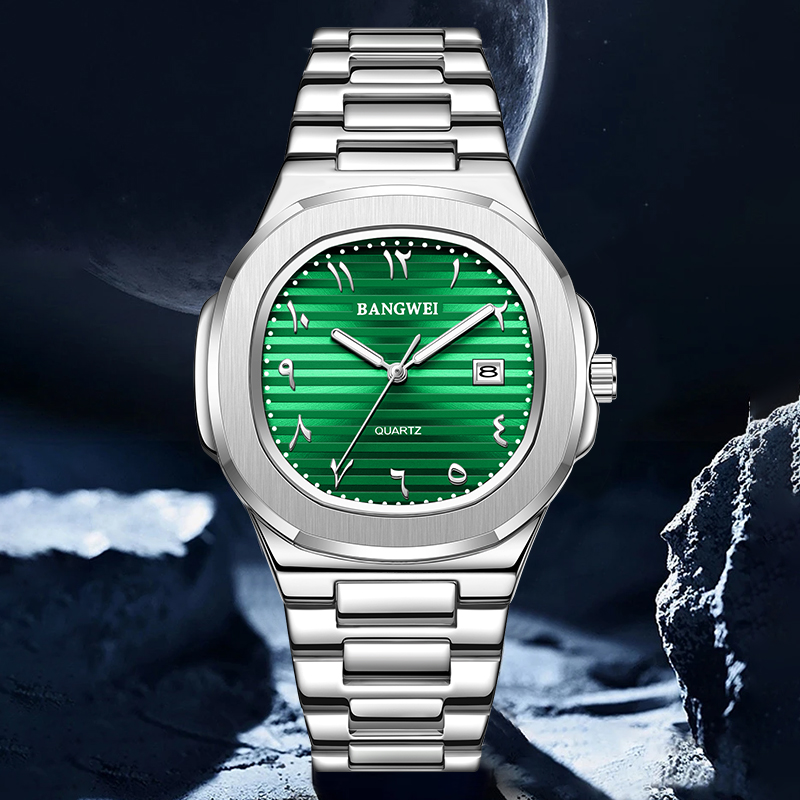 Luxury Watch Men - LIGE ファッション高級クォーツマンウォッチステンレススチールバンドカジュアルビジネス防水発光日付腕時計男性用ギフトボックス付き