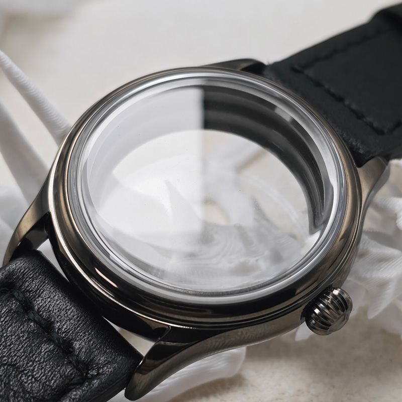 Bronze Case Watch - ガン グレー クラシック NH35 ウォッチケース 直径