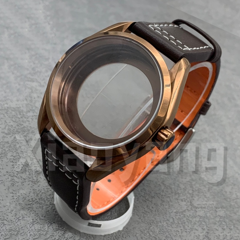 40MM NH35 ポリッシュベゼル ローズゴールド腕時計ケ - Bronze Case Watch のレビューと価格