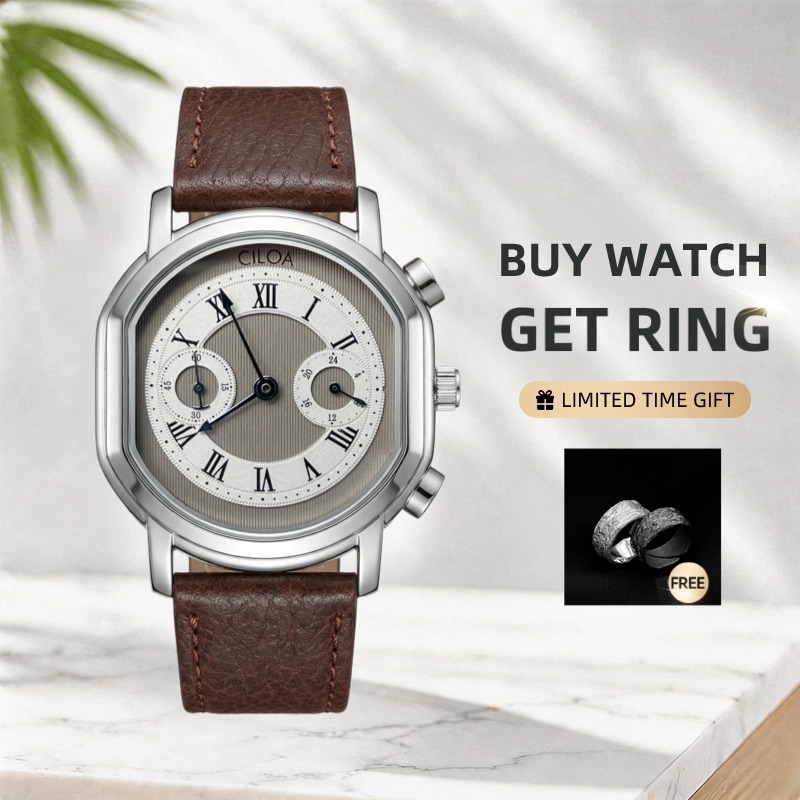 CILOA レトロシルバーウォッチ メンズブランド 正規品  - Luxury Watch Trends 2025 のレビューと価格