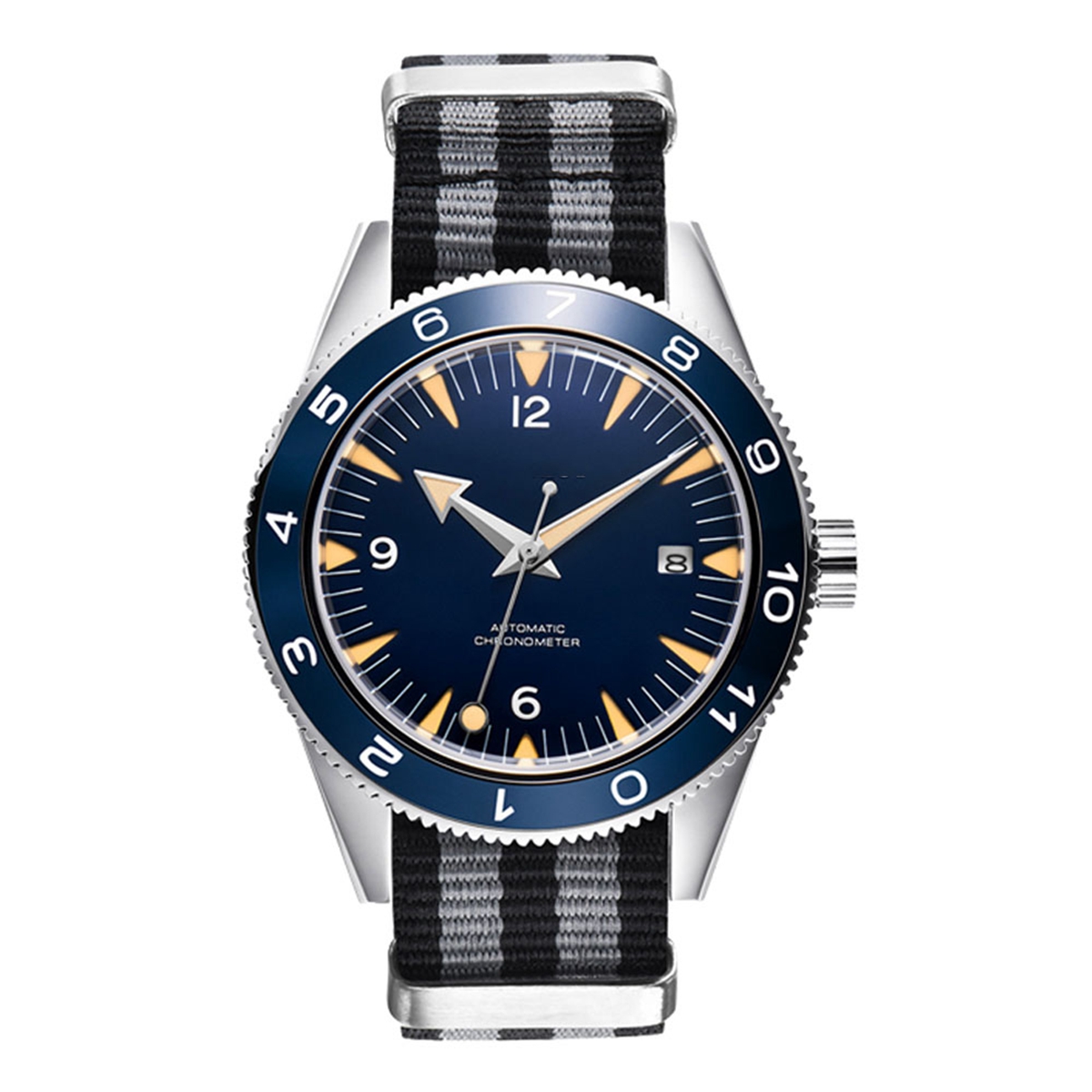 カスタムロゴ NH35 ムーブメント腕時計 10bars メ - Luxury Watch Safe のレビューと価格