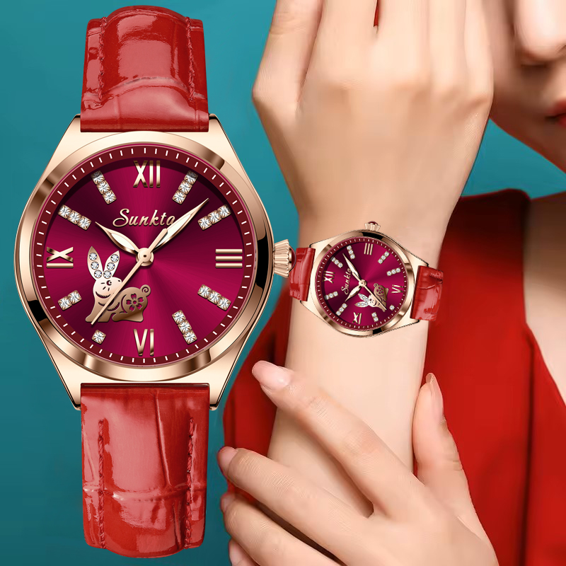 SUNKTA 女性腕時計クリエイティブ干支ダイヤルデザイン発 - Zodiac Luxury Watch のレビューと価格