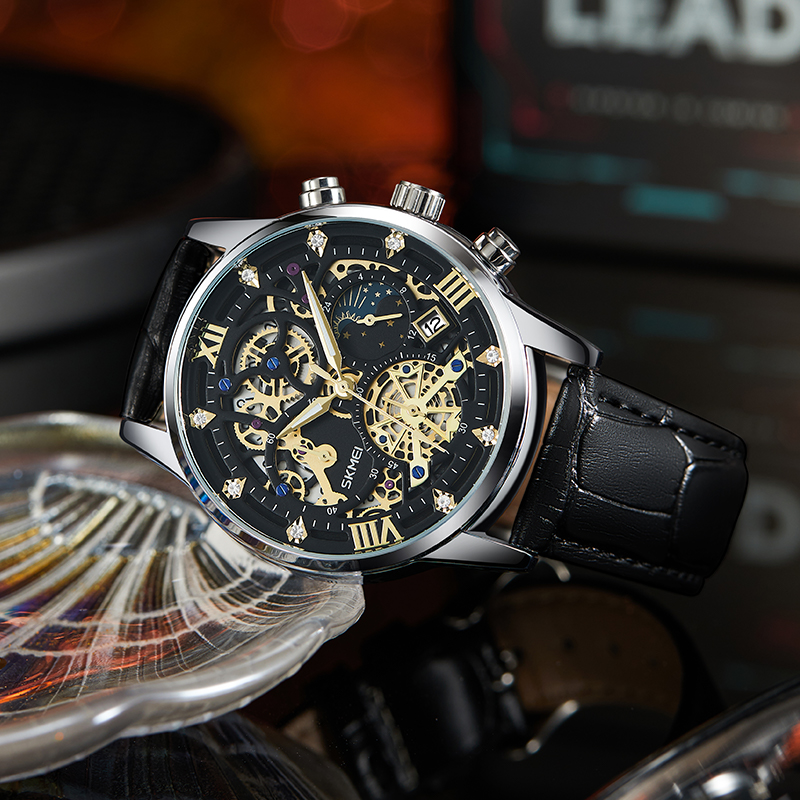 SKMEI トップブランドの高級フルスチールビジネス腕時計男 - Luxury Watch Brand List のレビューと価格