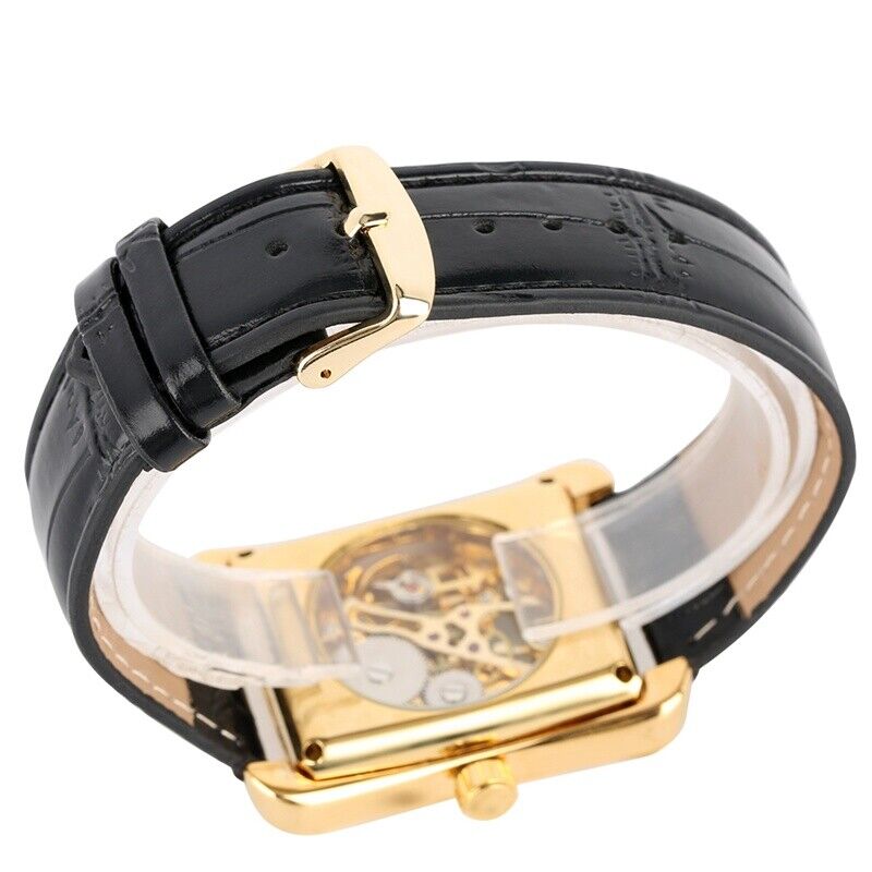 Vintageskeleton-腕時計,機械式腕時計,正方形 - Luxury Watch Nice のレビューと価格