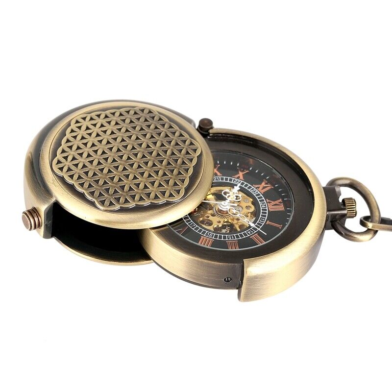 メンズヴィンテージ機械式懐中時計風アップアンティークブロンズ - Luxury Watch Nice のレビューと価格