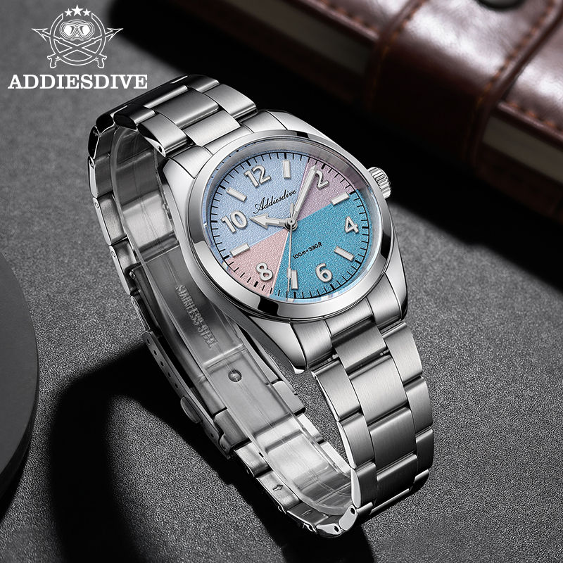 ADDIESDIVE サファイアガラス時計女性の新しい高級  - Luxury Watch Travel Case のレビューと価格