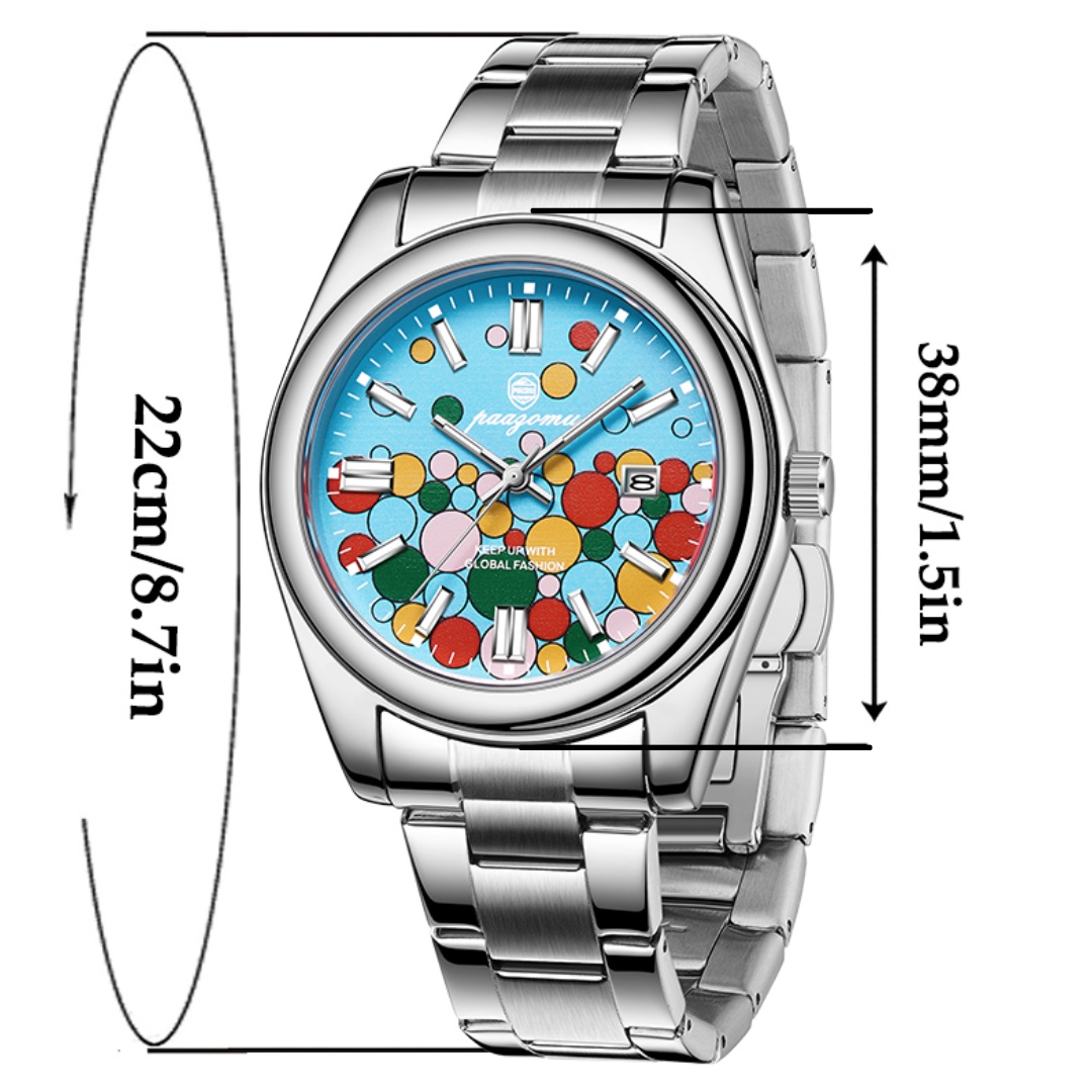 2026 PAAZOMU ファッションメンズステンレススチー - Luxury Watch Nice のレビューと価格