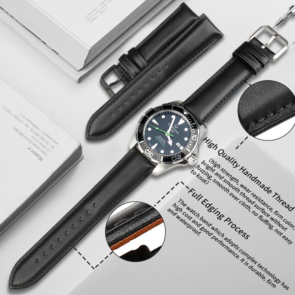 MAIKES 高級本革時計バンド 20 ミリメートル 22  - Luxury Watch Casio のレビューと価格