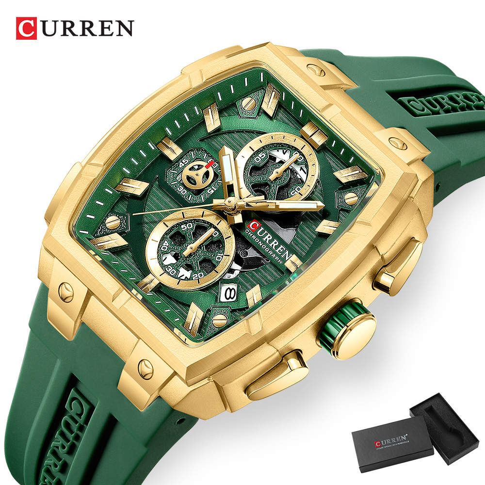 CURREN 高級ヴィンテージ腕時計 メンズ スポーツ クロ - Luxury Watch Men のレビューと価格