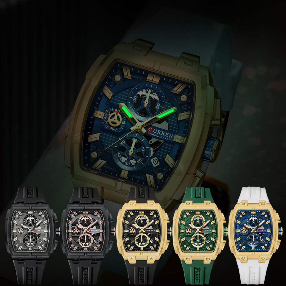 CURREN 高級ヴィンテージ腕時計 メンズ スポーツ クロ - Luxury Watch Men のレビューと価格