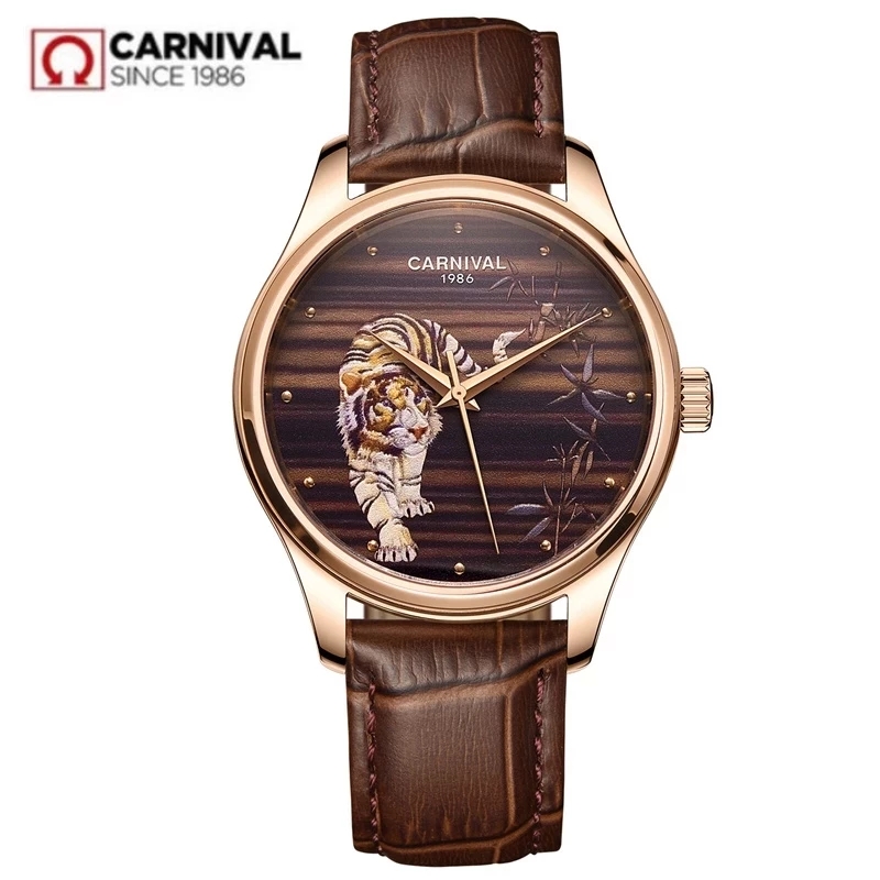 カーニバル-男性用zodiacタイガーシリーズメカニカルウォ - Zodiac Luxury Watch のレビューと価格
