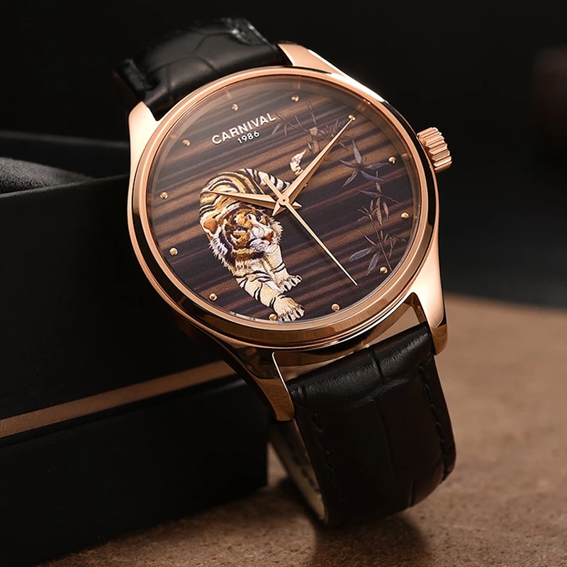 カーニバル-男性用zodiacタイガーシリーズメカニカルウォ - Zodiac Luxury Watch のレビューと価格
