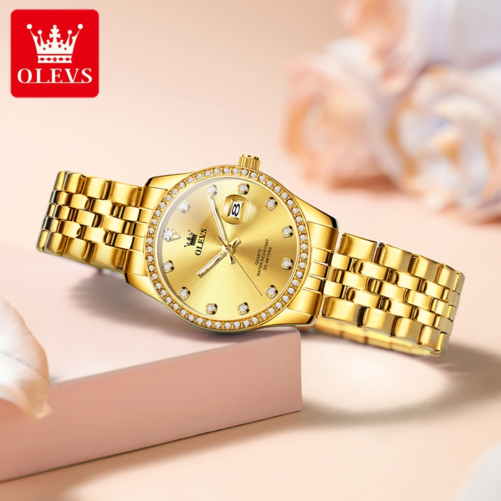 OLEVS 3629 高級トップブランドクォーツ時計女性用ダ - Luxury Watch Lady のレビューと価格