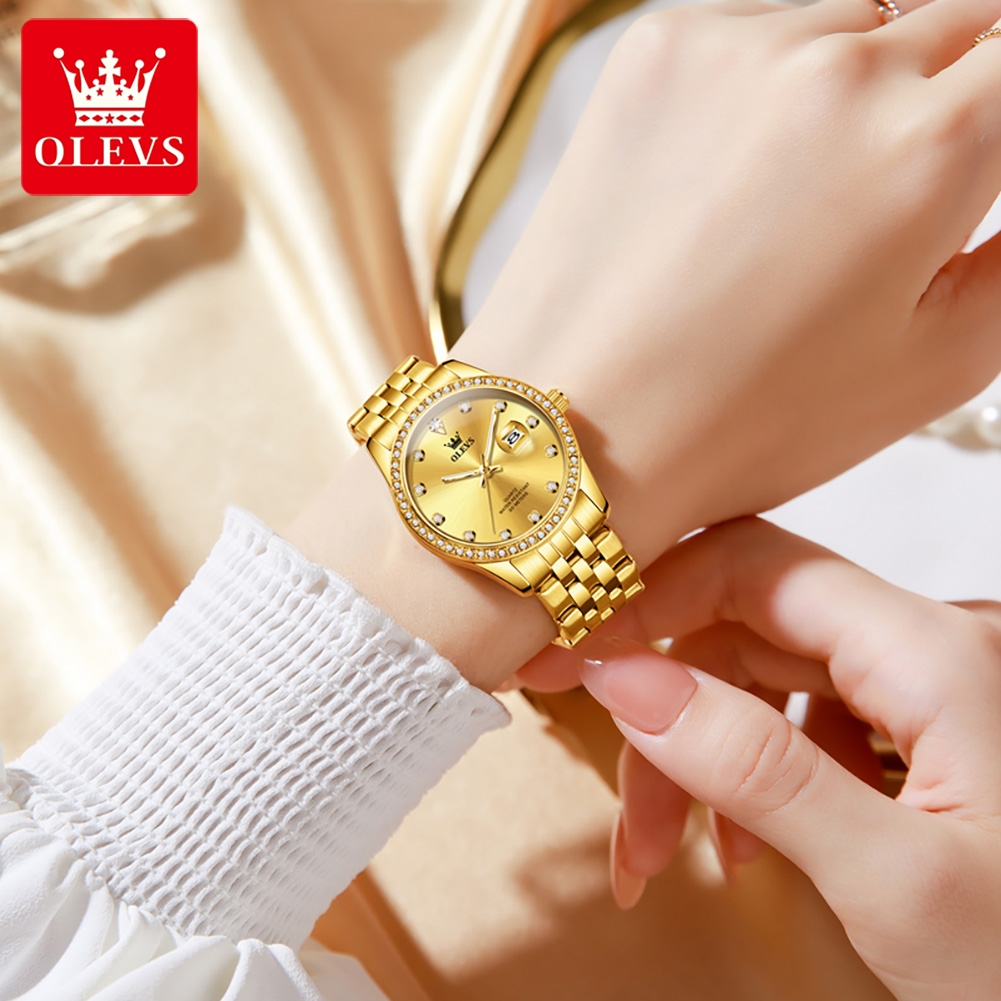 OLEVS 3629 高級トップブランドクォーツ時計女性用ダ - Luxury Watch Lady のレビューと価格