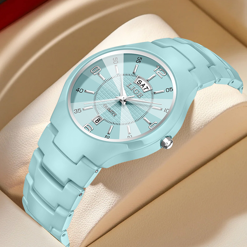 LIGE 高級エレガントなクォーツ女性腕時計ファッションセラ - Luxury Watch Lady のレビューと価格