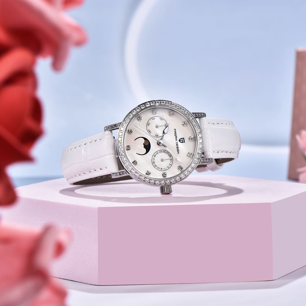 パガーニデザイン女性クォーツ時計モップダイヤルダイヤモンドベ - Luxury Watch Lady のレビューと価格