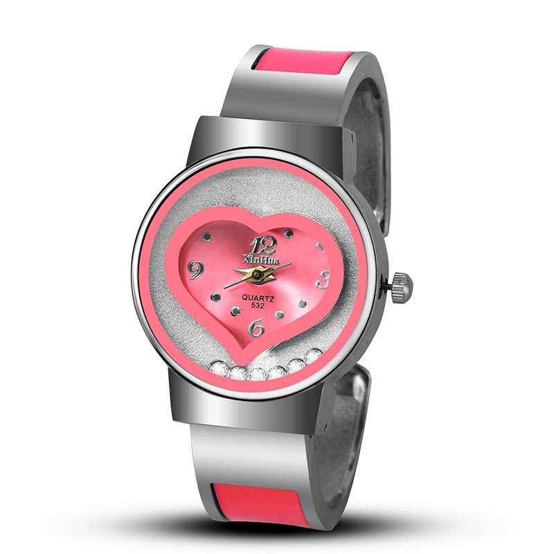 UTHAI CE80 ファッショントレンディな女性の腕時計ハ - Open Heart Watch のレビューと価格