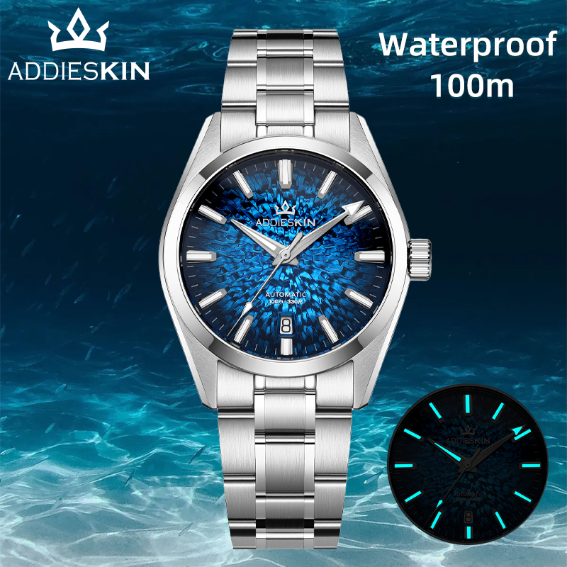 AddiesKin K003 メンズ機械式時計 サンレイ グ - Exhibition Movement Display のレビューと価格