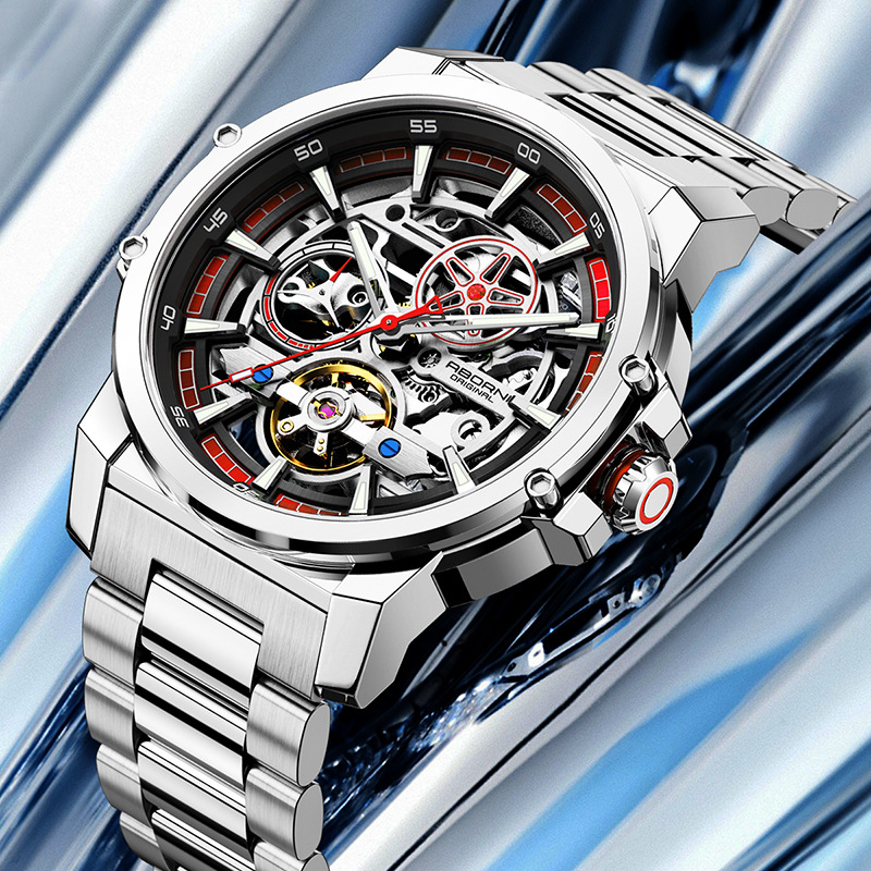 ABORNI 9039 ユニークデザイン スケルトン文字盤  - Open Heart Watch のレビューと価格