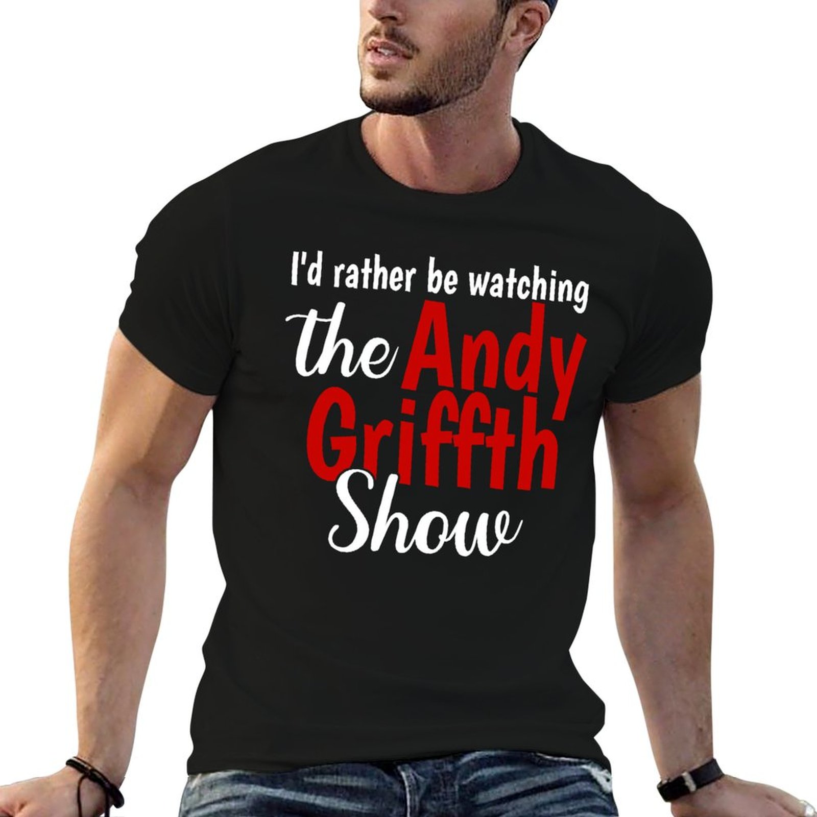 私はアンディ・グリフィスを見ながらいきたい Tシャツ メンズ - Luxury Watch China のレビューと価格
