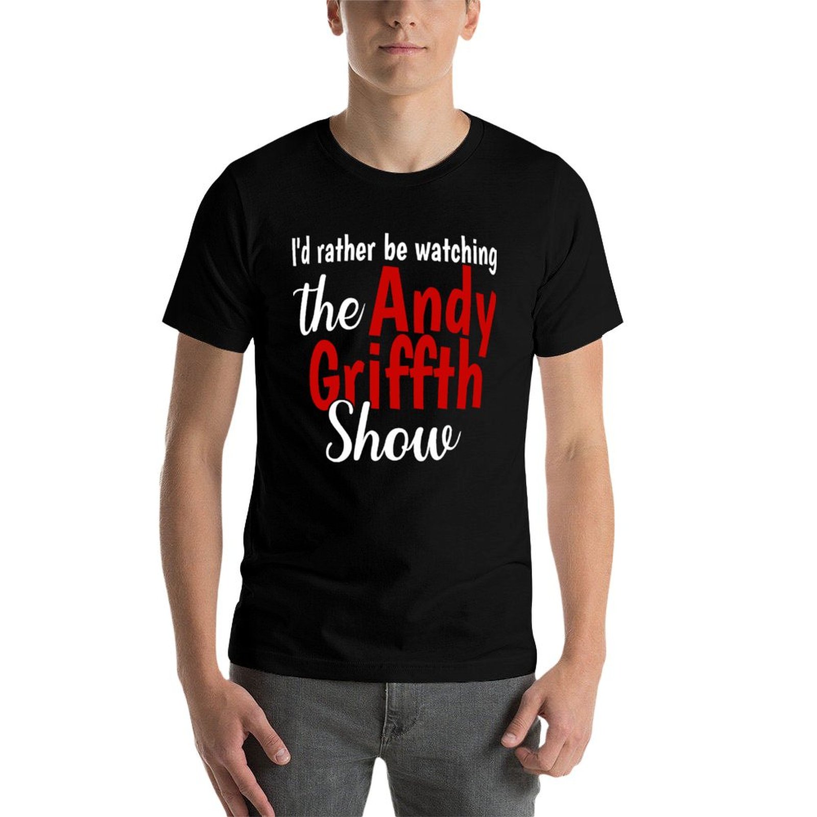 私はアンディ・グリフィスを見ながらいきたい Tシャツ メンズ - Luxury Watch China のレビューと価格