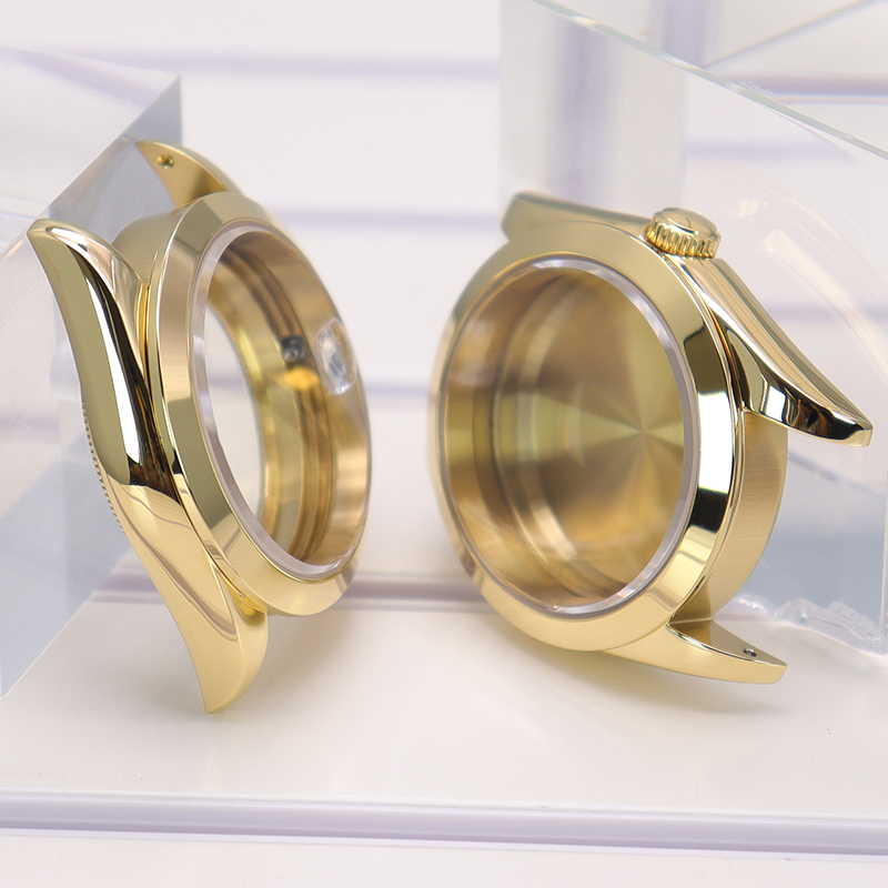 男性用サファイアクリスタル時計ケースパーツ,ラグジュアリーゴ - Bronze Case Watch のレビューと価格