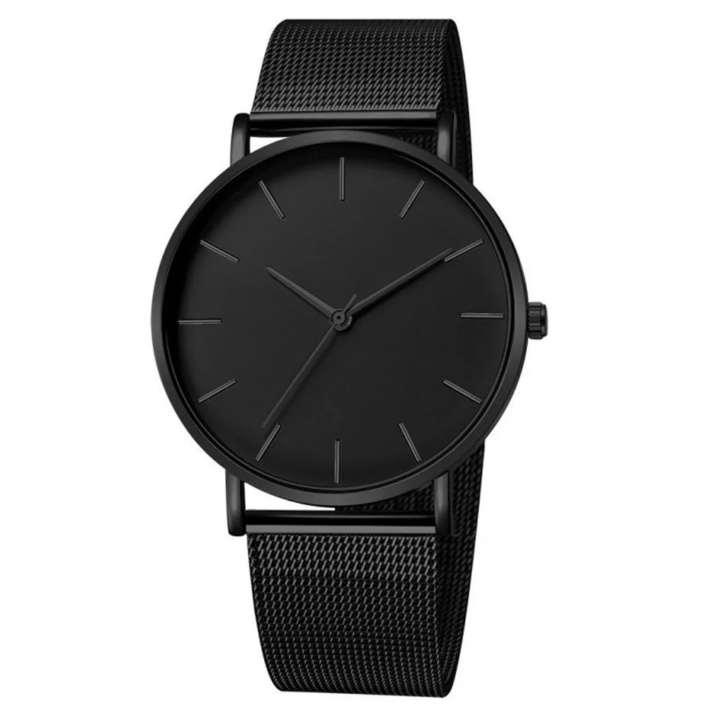 男性と女性のための超薄型メッシュ腕時計,シンプルなヴィンテー - Luxury Watch Vintage のレビューと価格
