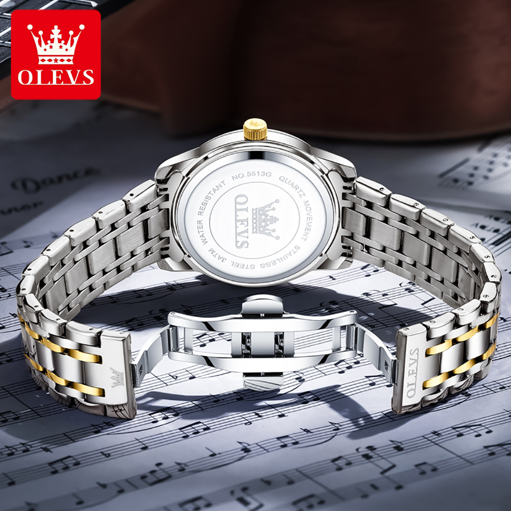 OLEVS ブランドファッションメンズ腕時計ステンレス鋼防水 - Luxury Watch Men のレビューと価格