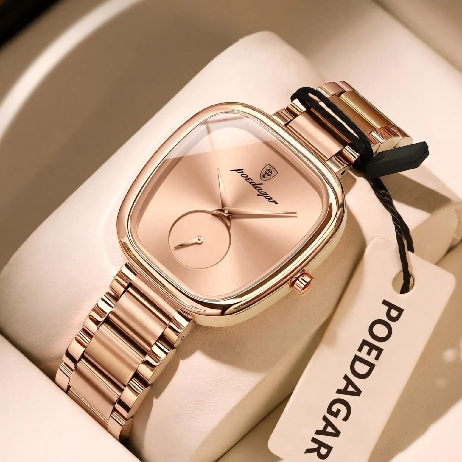POEDAGAR トップファッション女性用腕時計 防水ステン - Luxury Watch Deals のレビューと価格