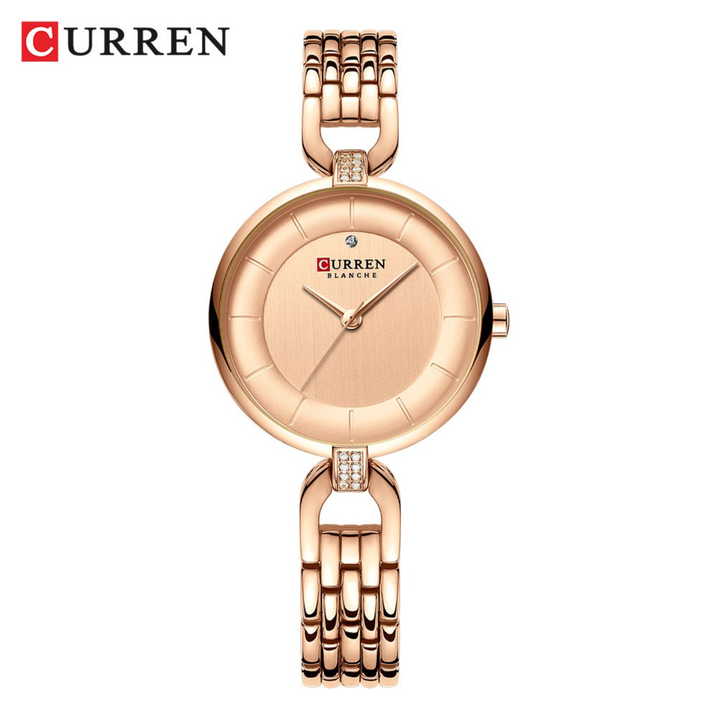 女性腕時計 CURREN 高級ブランドファッションカジュアル - Luxury Watch Lady のレビューと価格