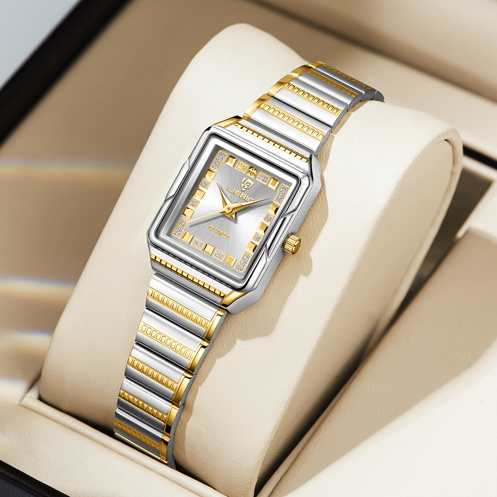 LIEBIG ファッション防水腕時計女性ステンレス鋼ストリッ - Luxury Watch Brand List のレビューと価格