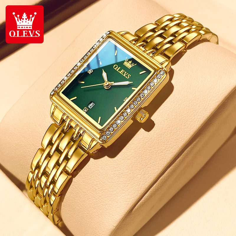 OLEVS 9995 日付時計女性用高級防水夜光時計エレガン - Luxury Watch Lady のレビューと価格