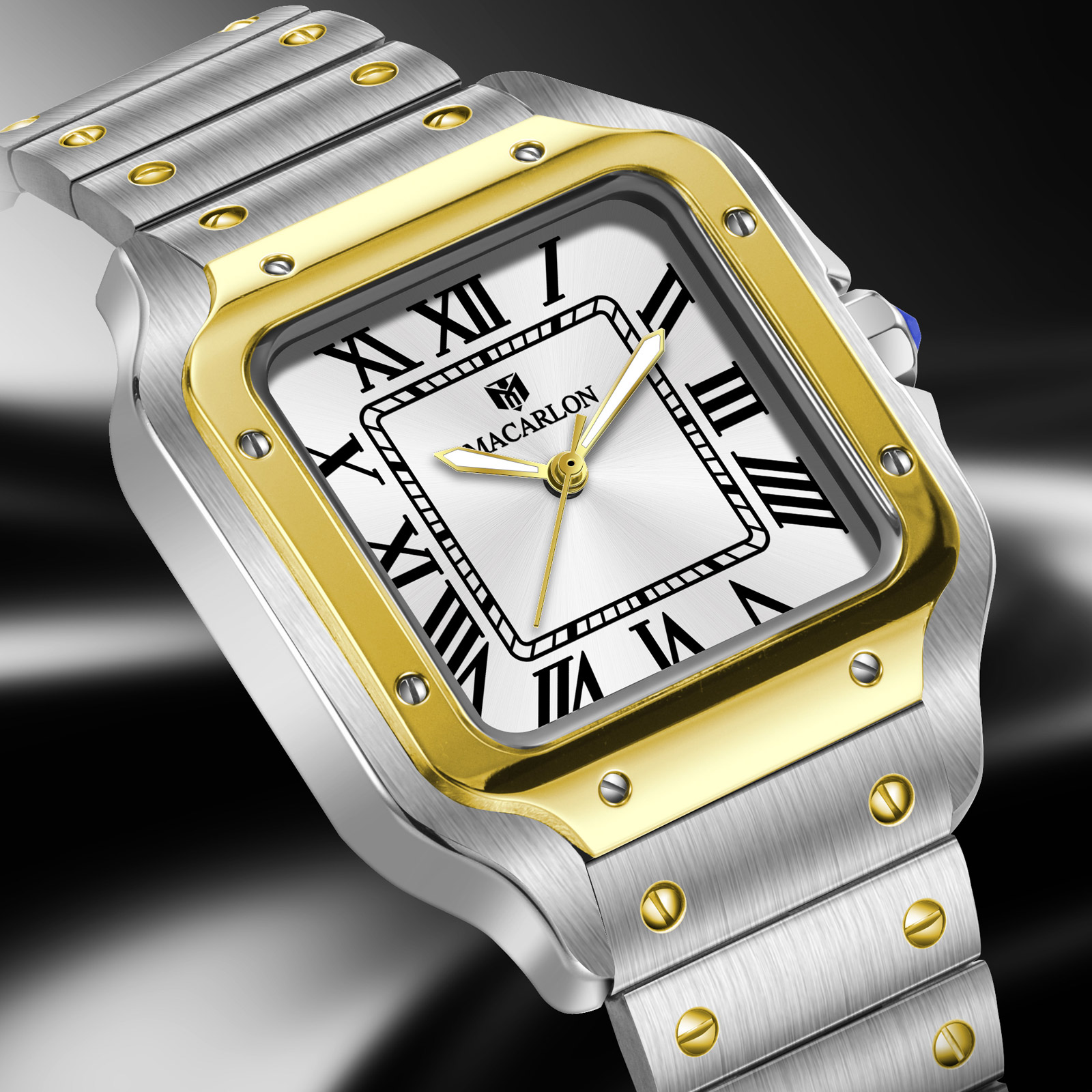 MACARLON スクエア メンズ自動巻き腕時計 中国製NH - Luxury Watch China のレビューと価格