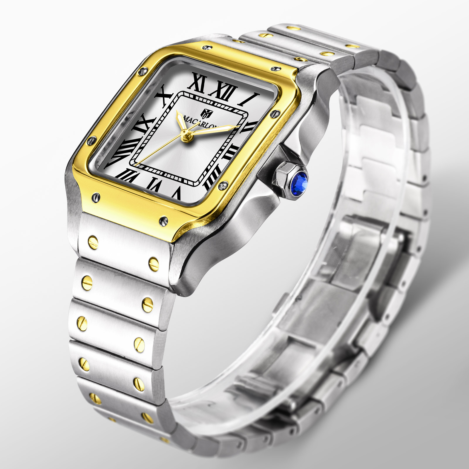 MACARLON スクエア メンズ自動巻き腕時計 中国製NH - Luxury Watch China のレビューと価格