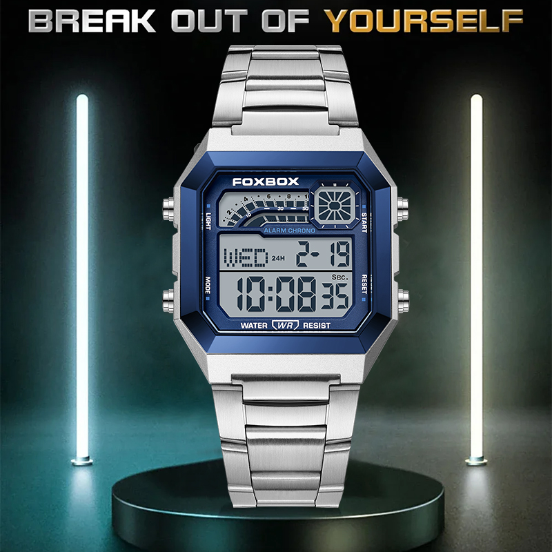 FOXBOX ファッション高級デジタルメンズ腕時計 カジュア - Luxury Watch Men のレビューと価格