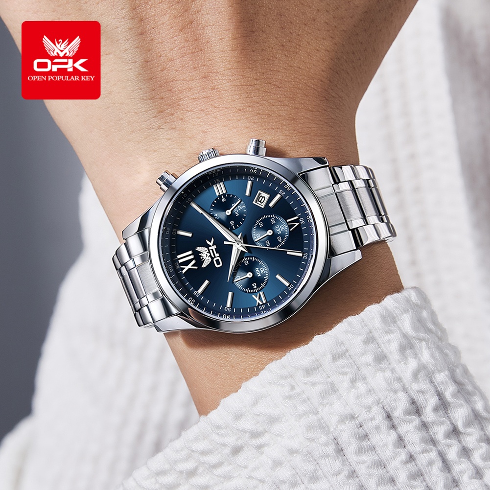 OPK 6052 メンズ腕時計 自動日付表示 ステンレススチ - Luxury Watch Men のレビューと価格