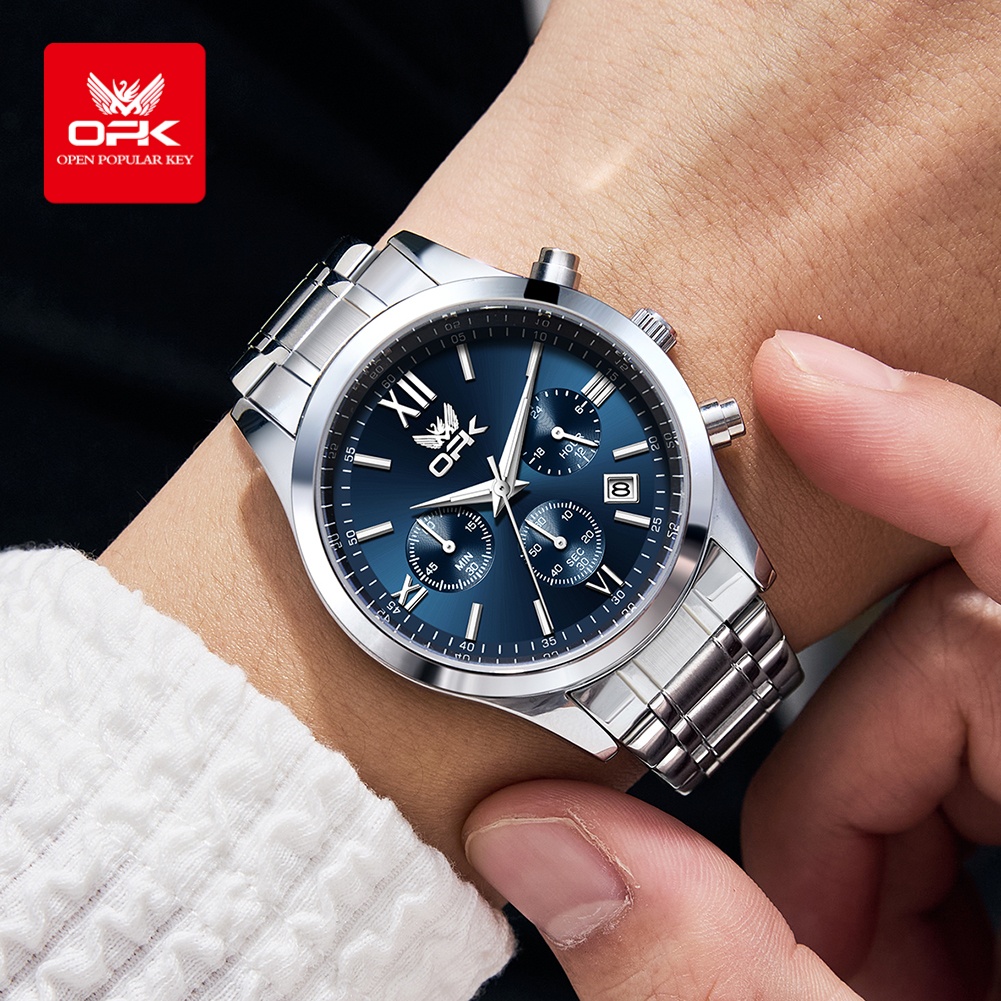 OPK 6052 メンズ腕時計 自動日付表示 ステンレススチ - Luxury Watch Men のレビューと価格