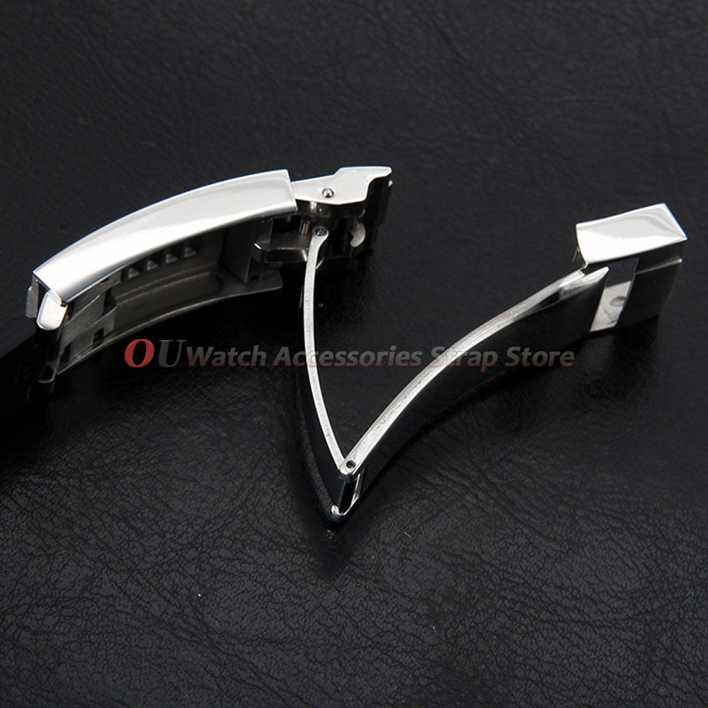 9mmx16mm ステンレス鋼デプロイメントクラスプ ロレッ - Luxury Watch Expensive のレビューと価格