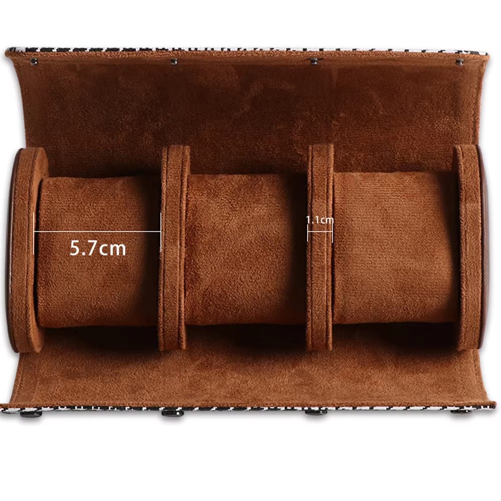 ウォッチロールトラベルケース-1/2/3スロットウォッチ収納 - Luxury Watch Travel Case のレビューと価格