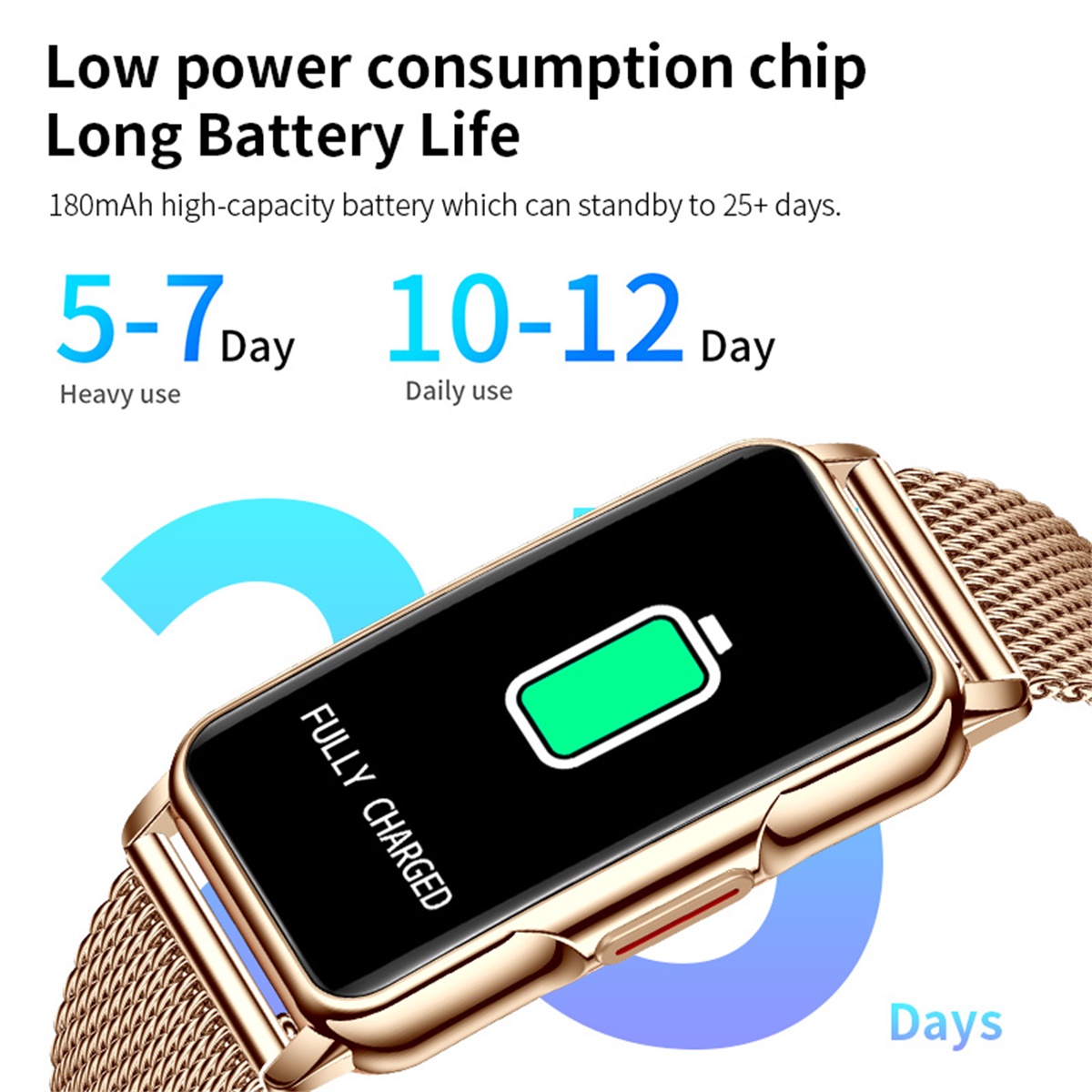 LIGE スマートウォッチ男性女性フィットネススマートブレス - Open Heart Watch のレビューと価格